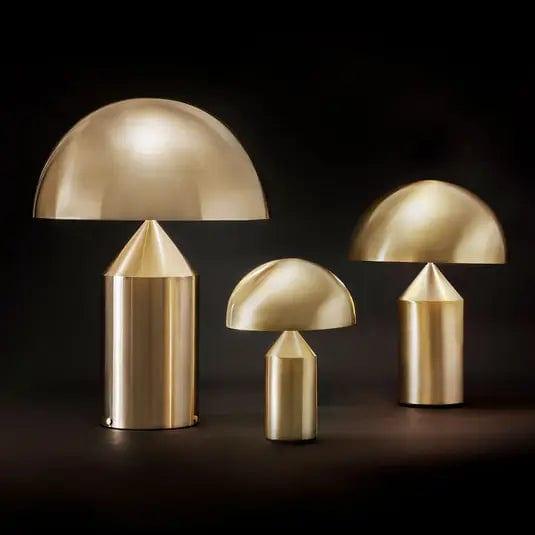 Lampa stołowa ATOLLO złoty Oluce Eye on Design