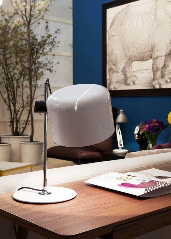 Lampa stołowa COUPÉ biały Oluce Eye on Design