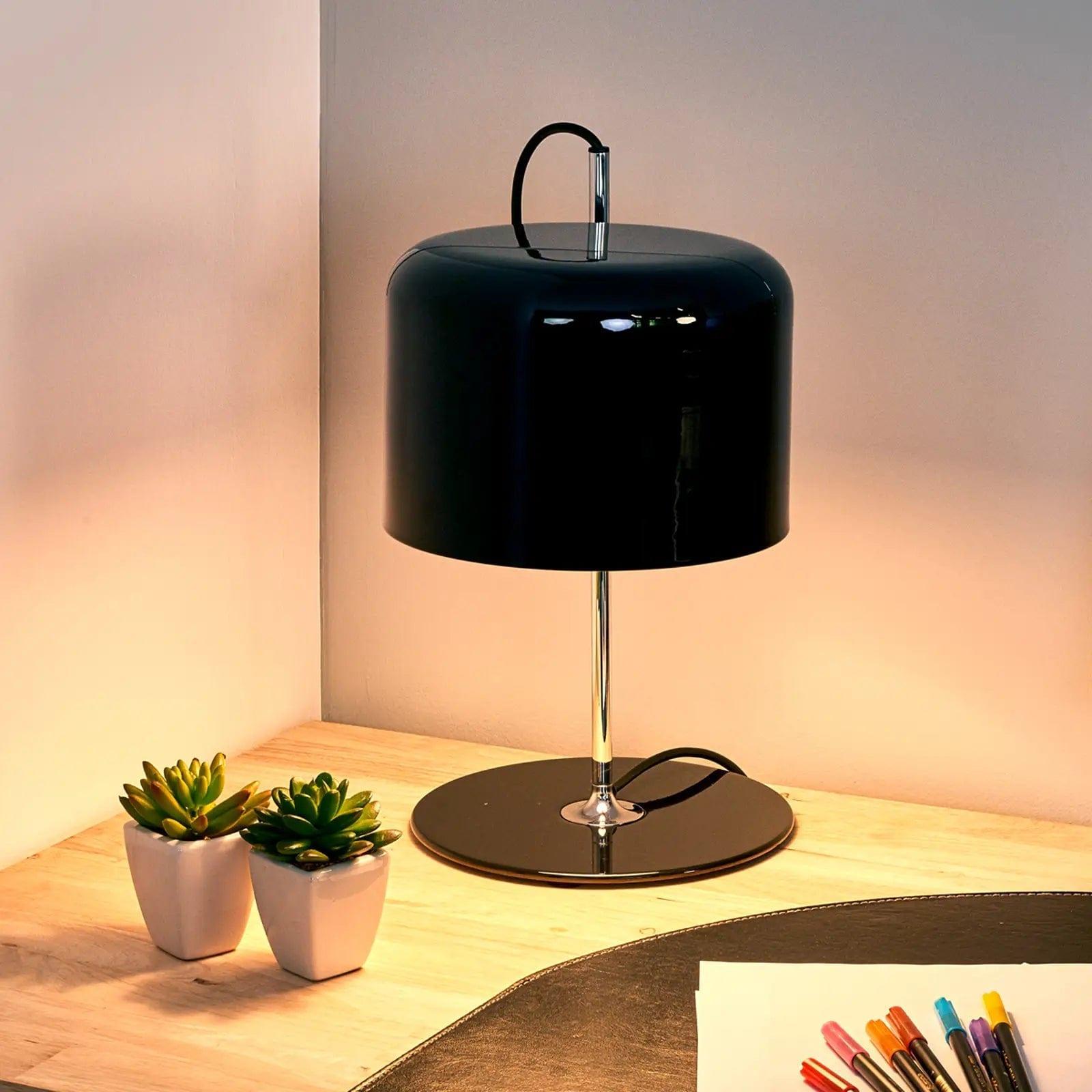 Lampa stołowa COUPÉ czarny Oluce Eye on Design