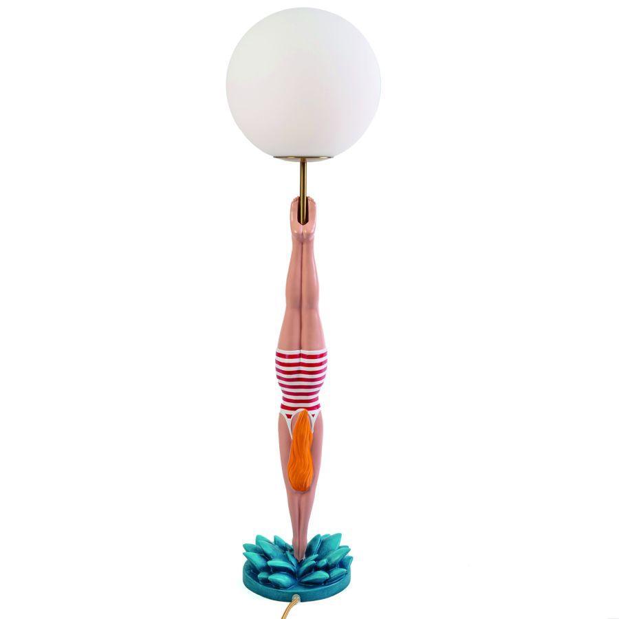 Lampa stołowa DIVER czerwony Seletti Eye on Design