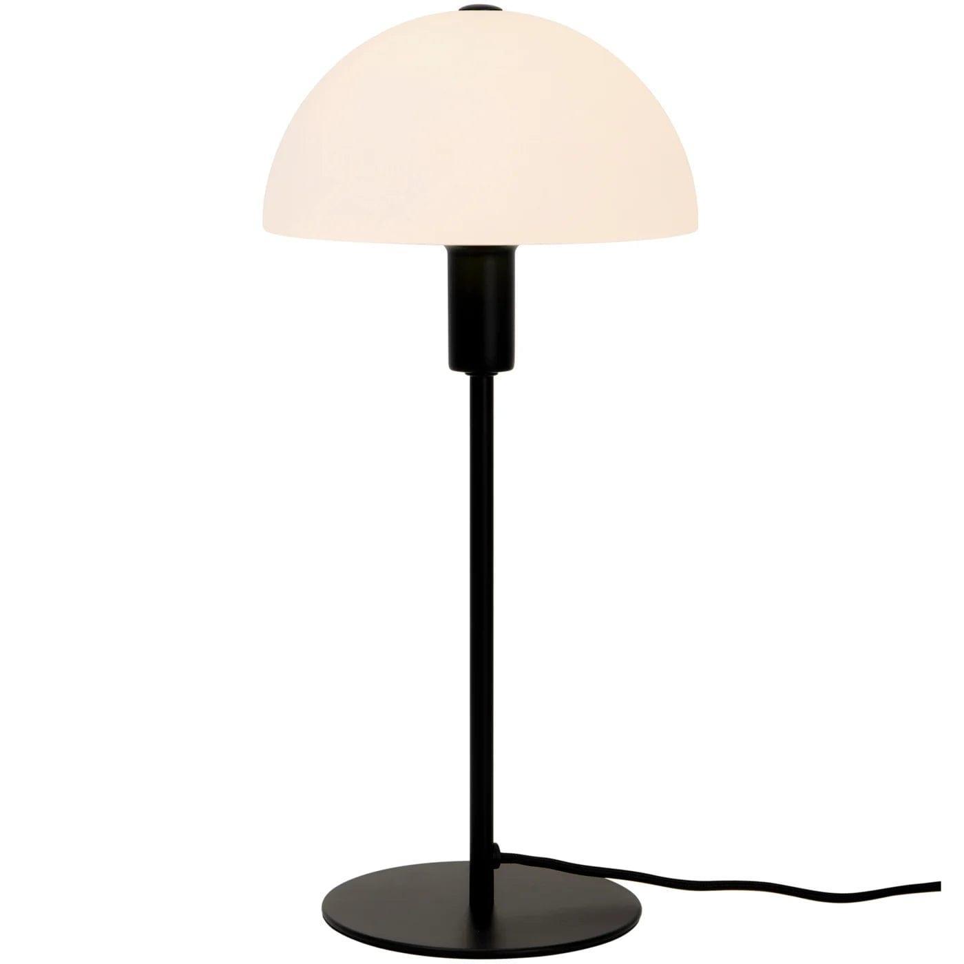 Lampa stołowa ELLEN czarny ze szklanym kloszem Nordlux Eye on Design