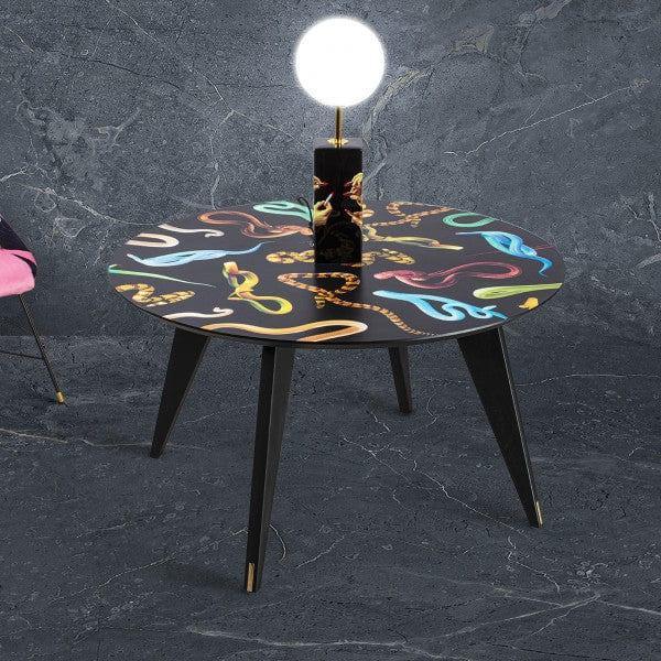 Lampa stołowa LIPSTICKS czarny Seletti Eye on Design