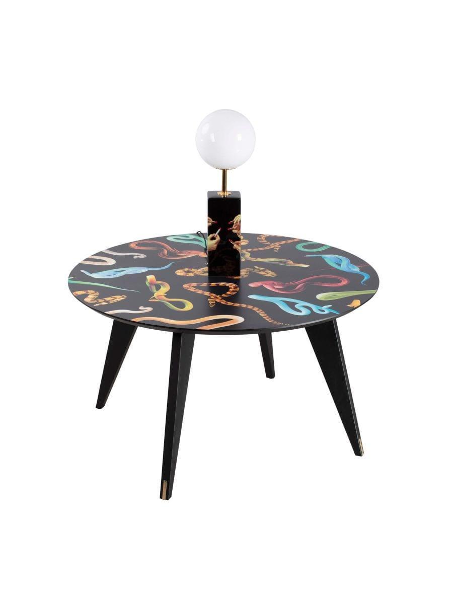 Lampa stołowa LIPSTICKS czarny Seletti Eye on Design