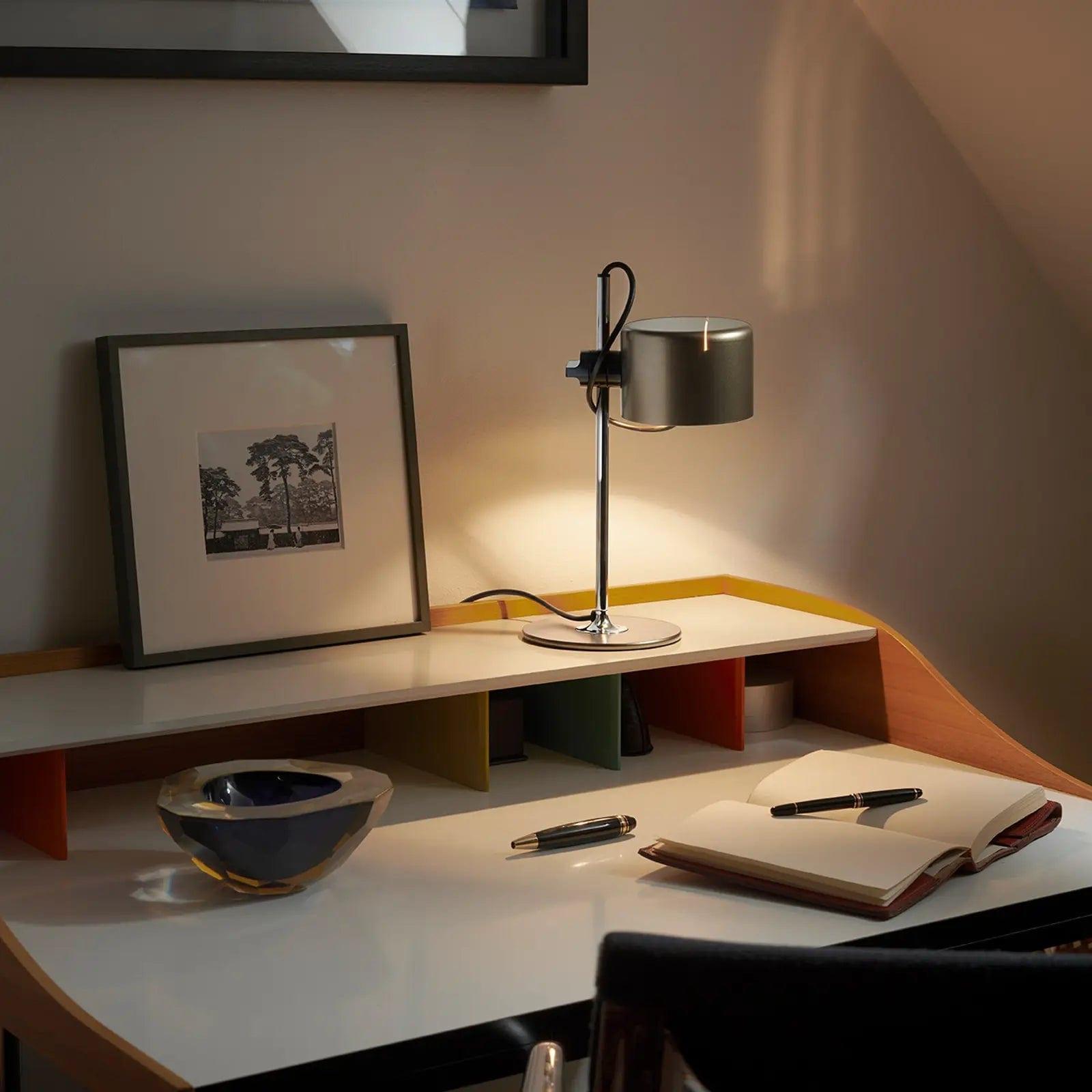 Lampa stołowa MINI COUPÉ czarny Oluce Eye on Design