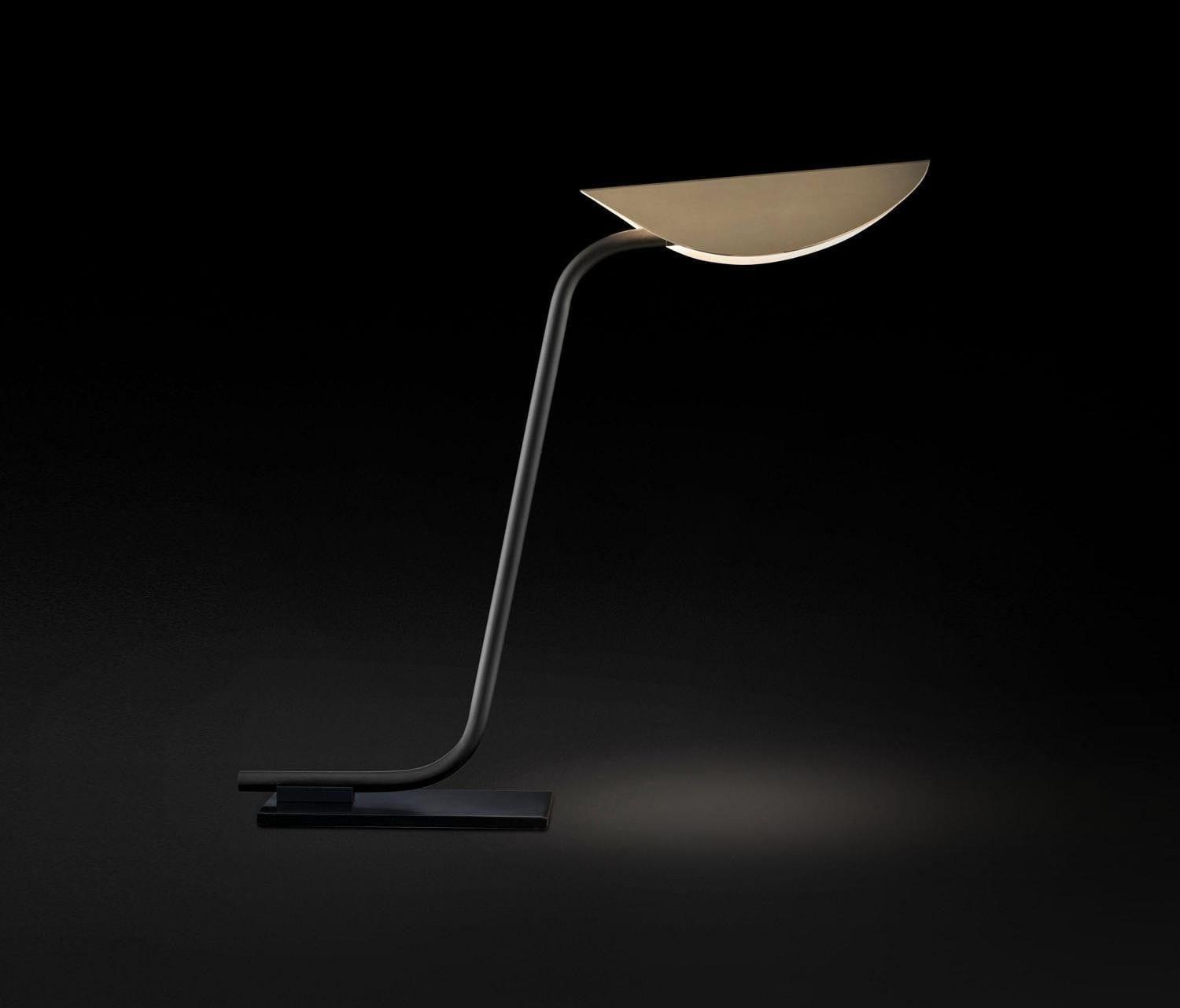 Lampa stołowa PLUME złoty Oluce Eye on Design
