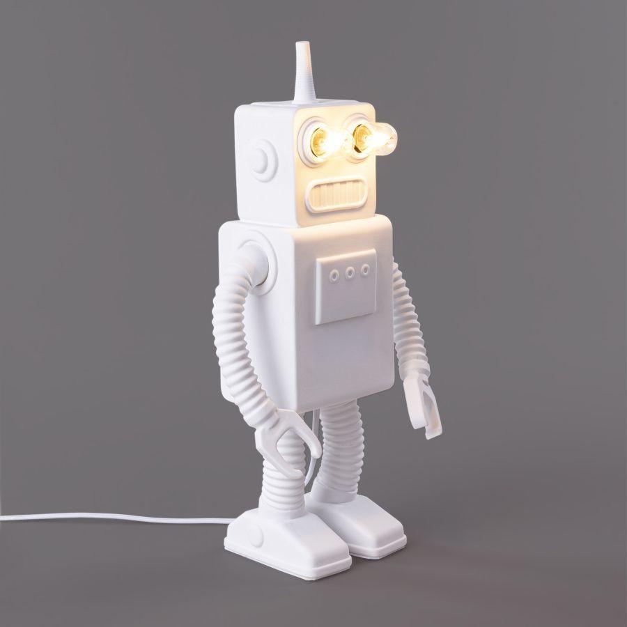 Lampa stołowa ROBOT biały Seletti Eye on Design