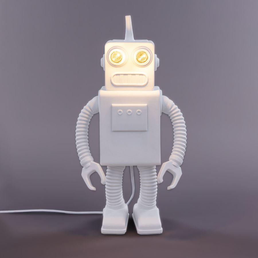 Lampa stołowa ROBOT biały Seletti Eye on Design