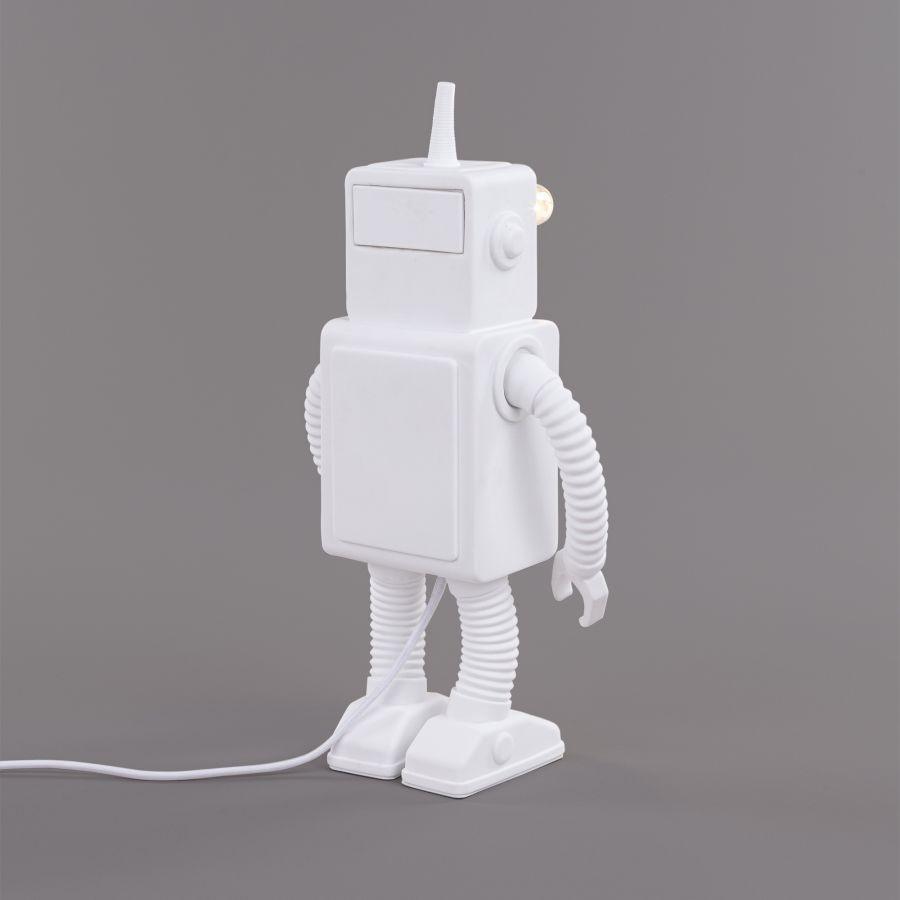 Lampa stołowa ROBOT biały Seletti Eye on Design