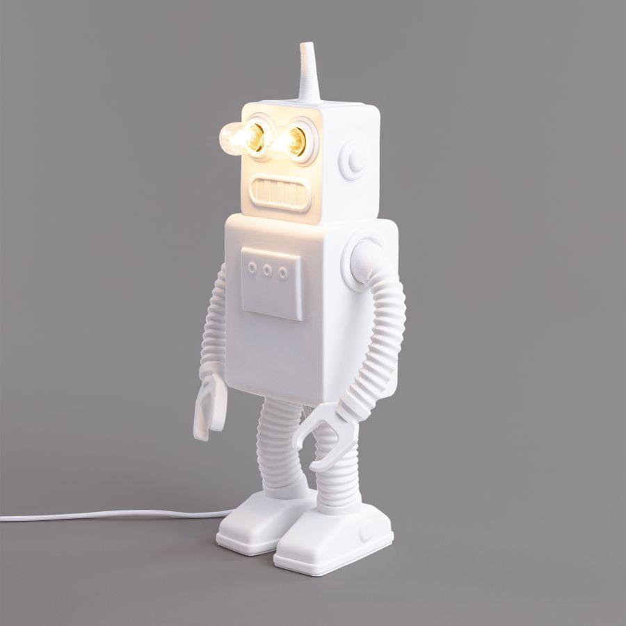 Lampa stołowa ROBOT biały Seletti Eye on Design