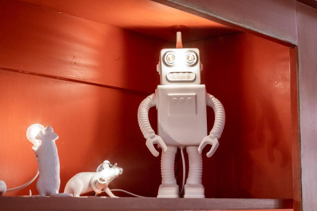 Lampa stołowa ROBOT biały Seletti Eye on Design
