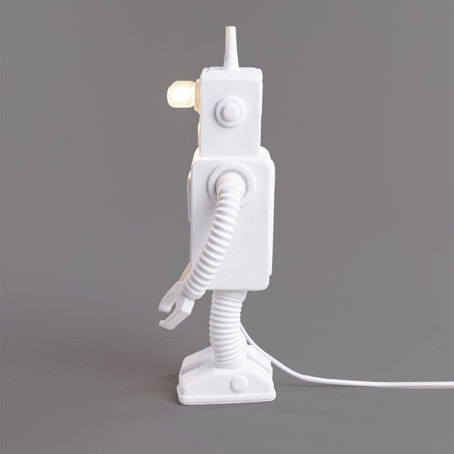 Lampa stołowa ROBOT biały Seletti Eye on Design