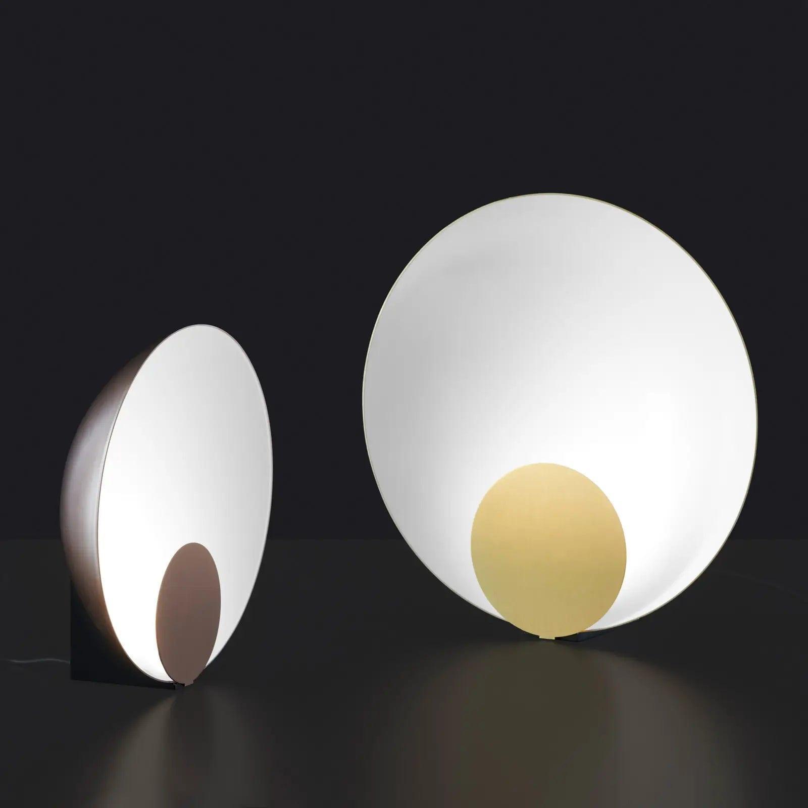 Lampa stołowa SIRO brązowy Oluce Eye on Design