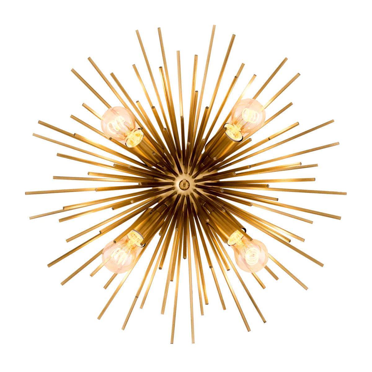 Lampa sufitowa BOIVIN matowy mosiądz Eichholtz Eye on Design