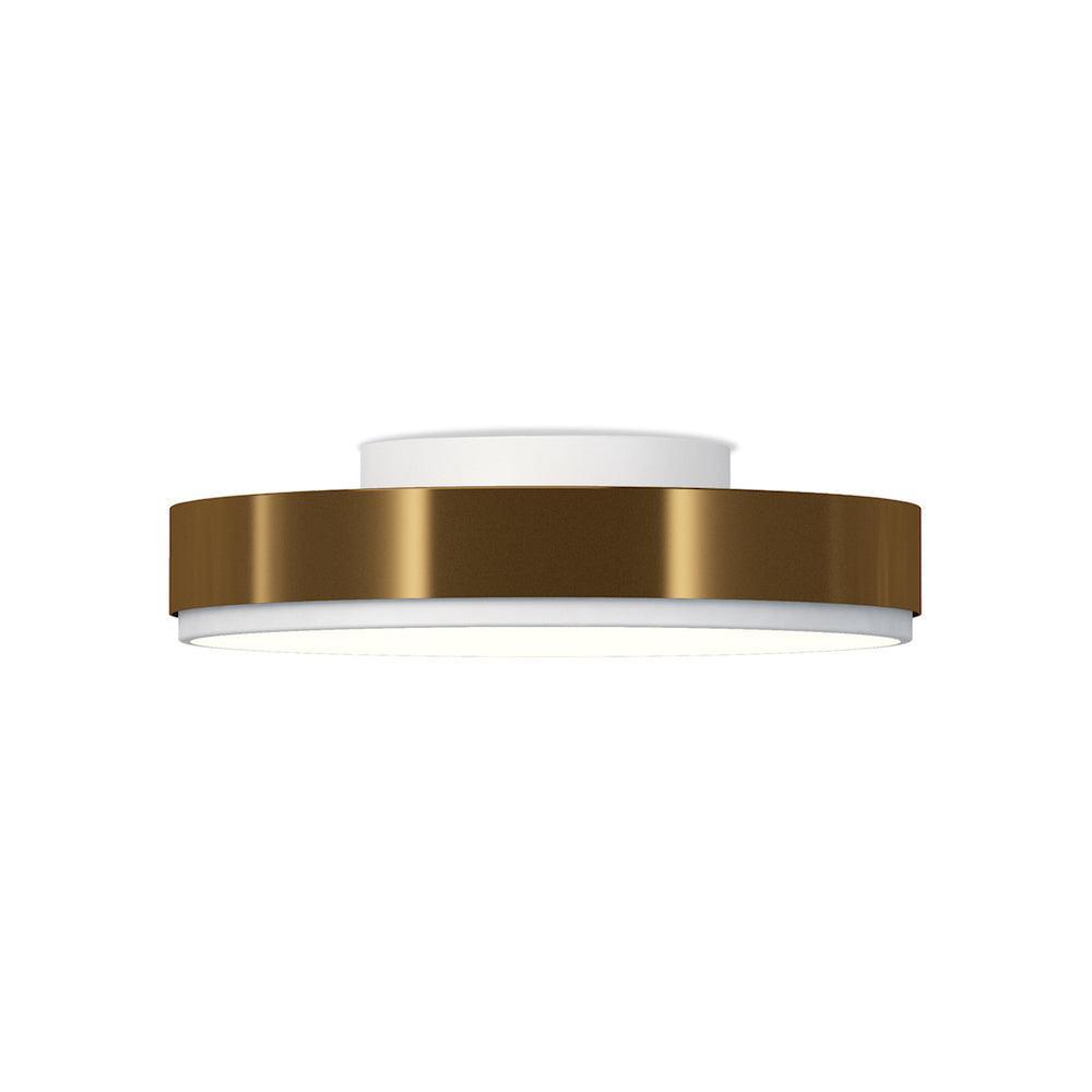 Lampa sufitowa DISCUS biały z mosiężnym wykończeniem Contardi L bez opcji ściemniania Eye on Design