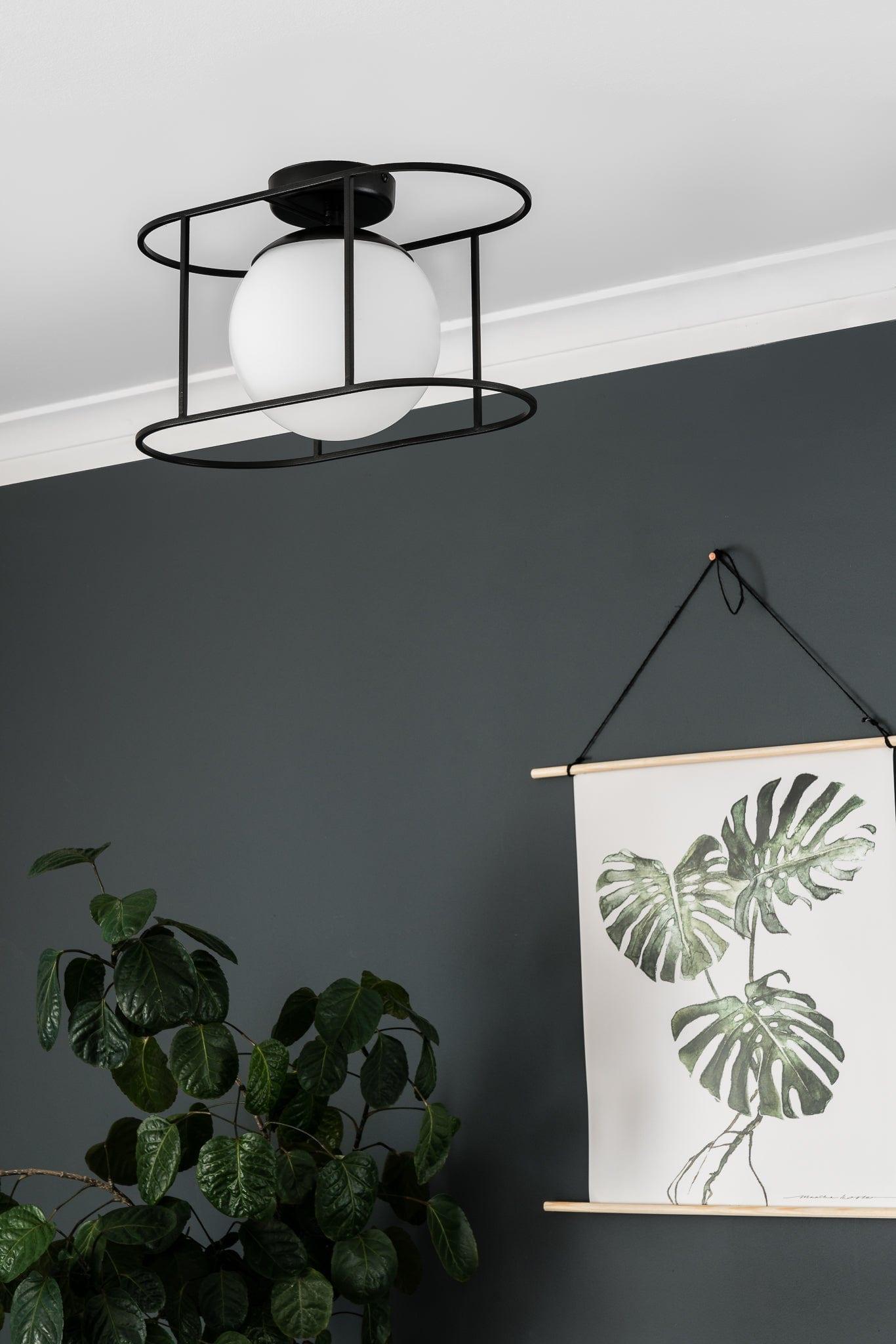 Lampa sufitowa KUGLO czarny Ummo Eye on Design