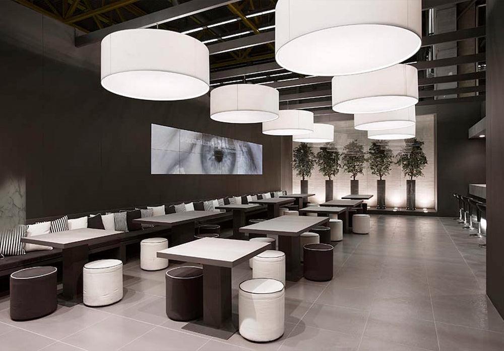 Lampa sufitowa lniana CIRCUS biały Contardi Eye on Design