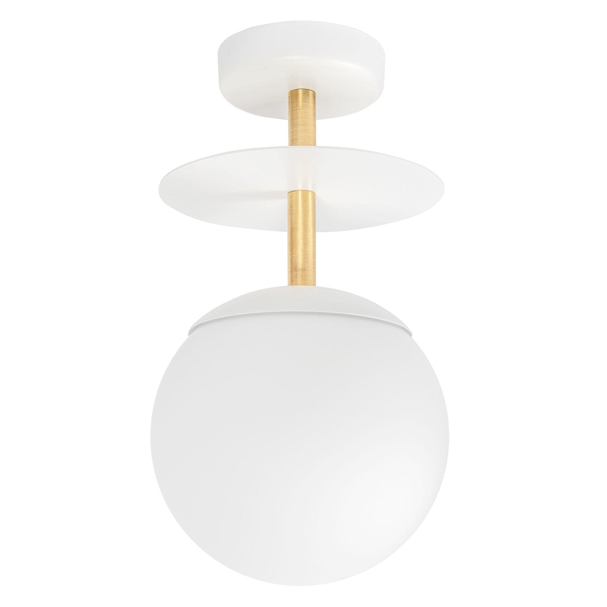 Lampa sufitowa PLAAT biało-złoty Ummo Eye on Design