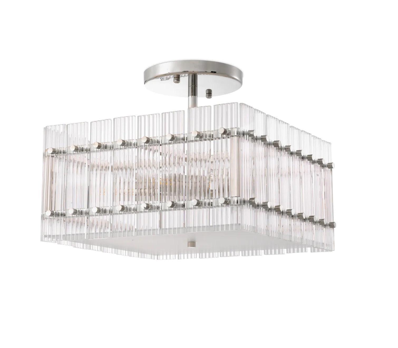 Lampa sufitowa RUBY SQUARE niklowy Eichholtz Eye on Design