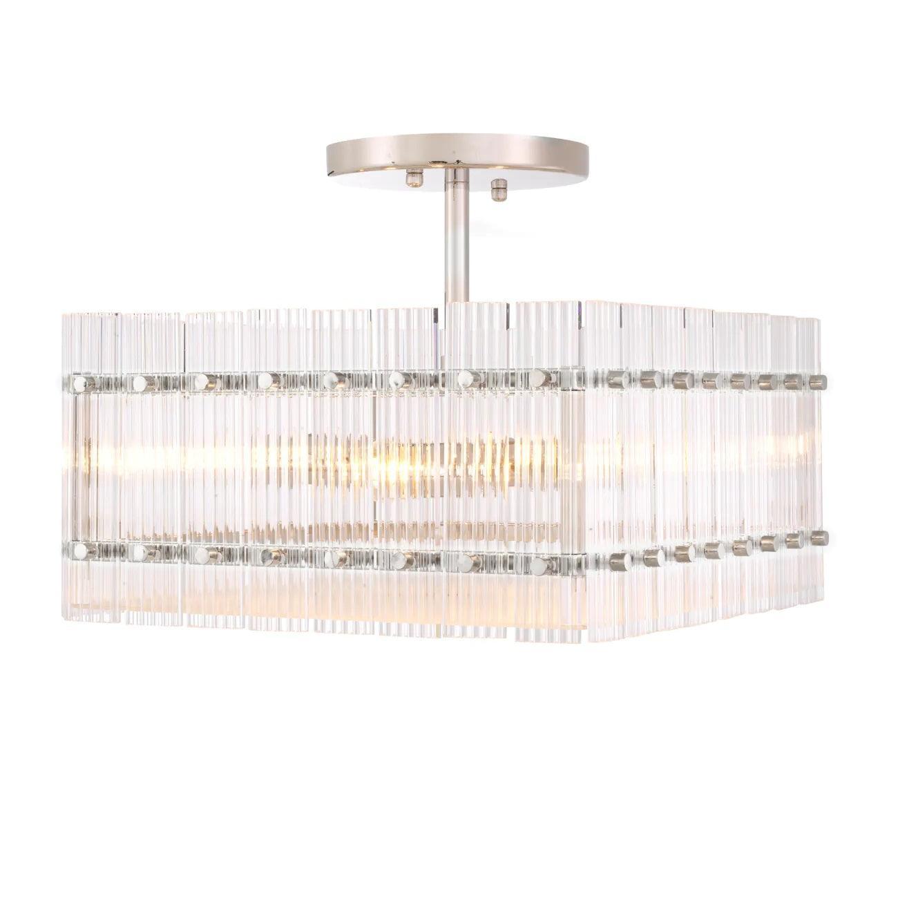 Lampa sufitowa RUBY SQUARE niklowy Eichholtz Eye on Design