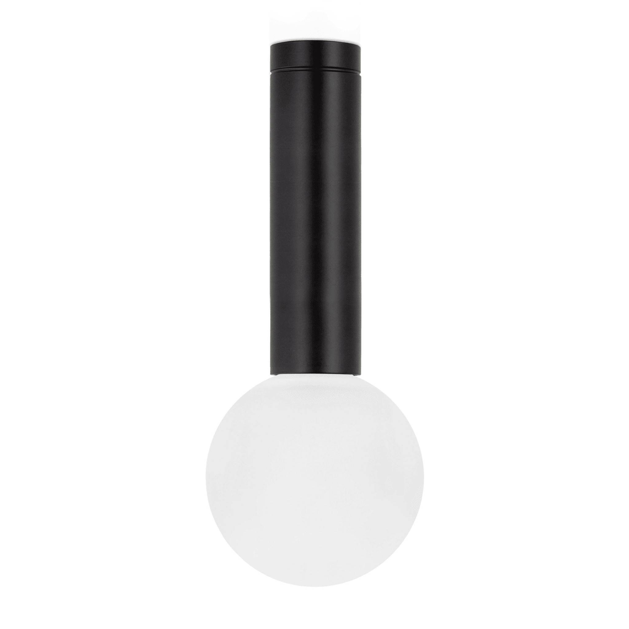 Lampa sufitowa SOLITARIO czarny Contardi 25 cm okrągły Ø 12 cm Eye on Design