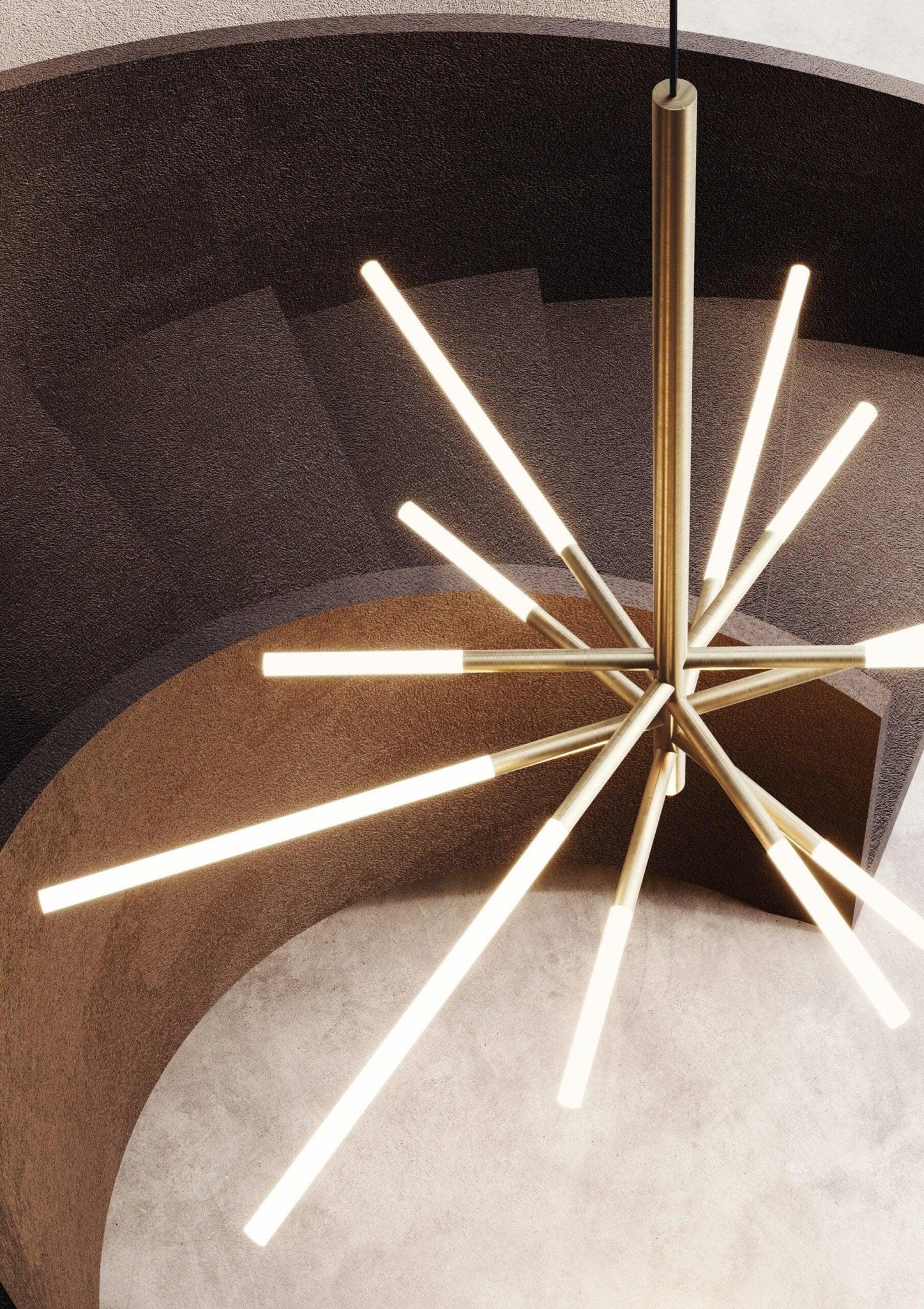 Lampa wisząca BIANCA DOUBLE złoty Contardi Eye on Design