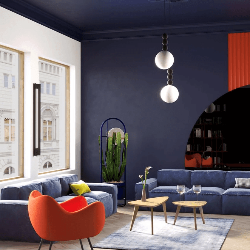 Lampa wisząca BOLA BOLA VELVET szara Loftlight Eye on Design