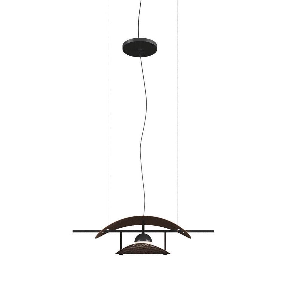 Lampa wisząca COROLLE HORIZONTAL ciemnozłoty Liu Jo Living Eye on Design