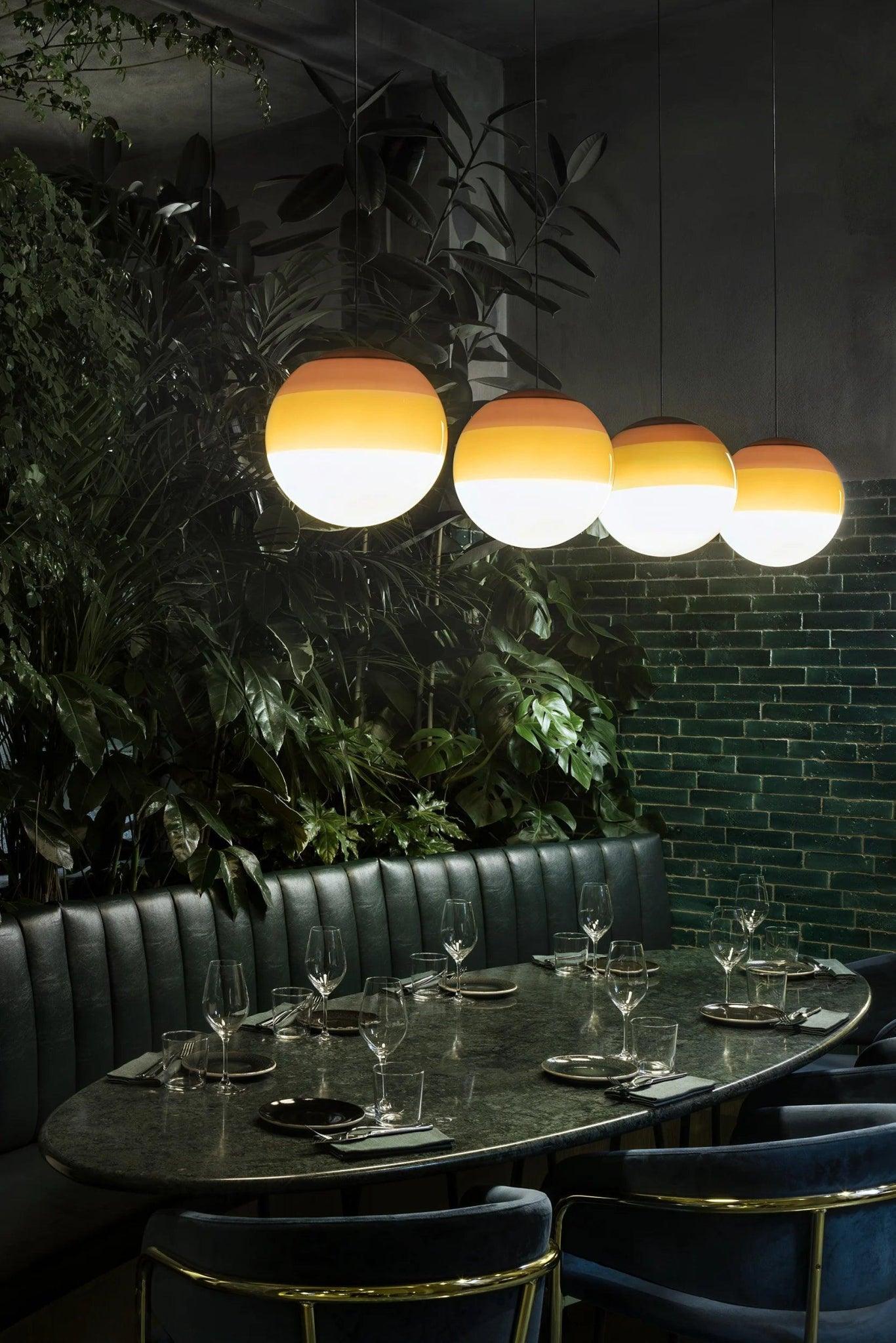 Lampa wisząca DIPPING bursztynowy Marset Eye on Design