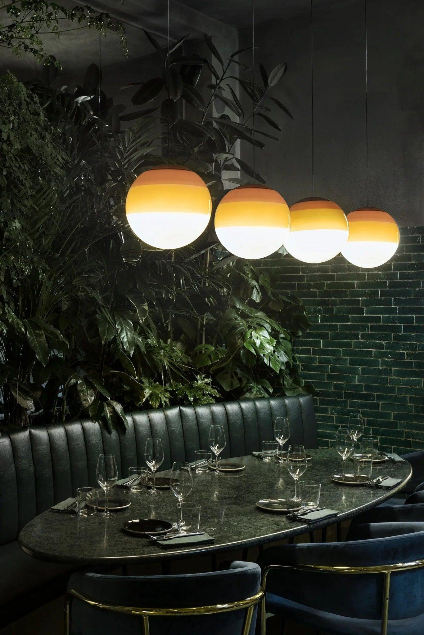 Lampa wisząca DIPPING niebieski Marset Eye on Design