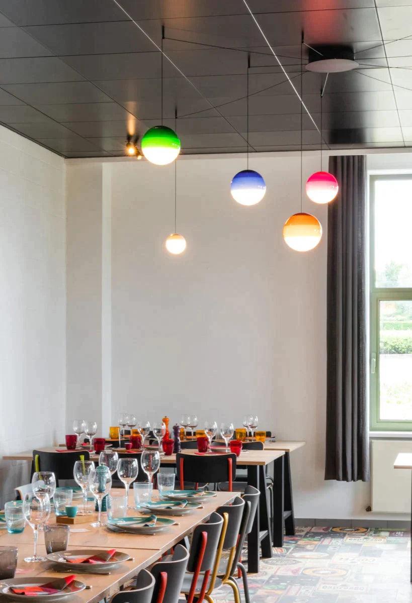 Lampa wisząca DIPPING niebieski Marset Eye on Design