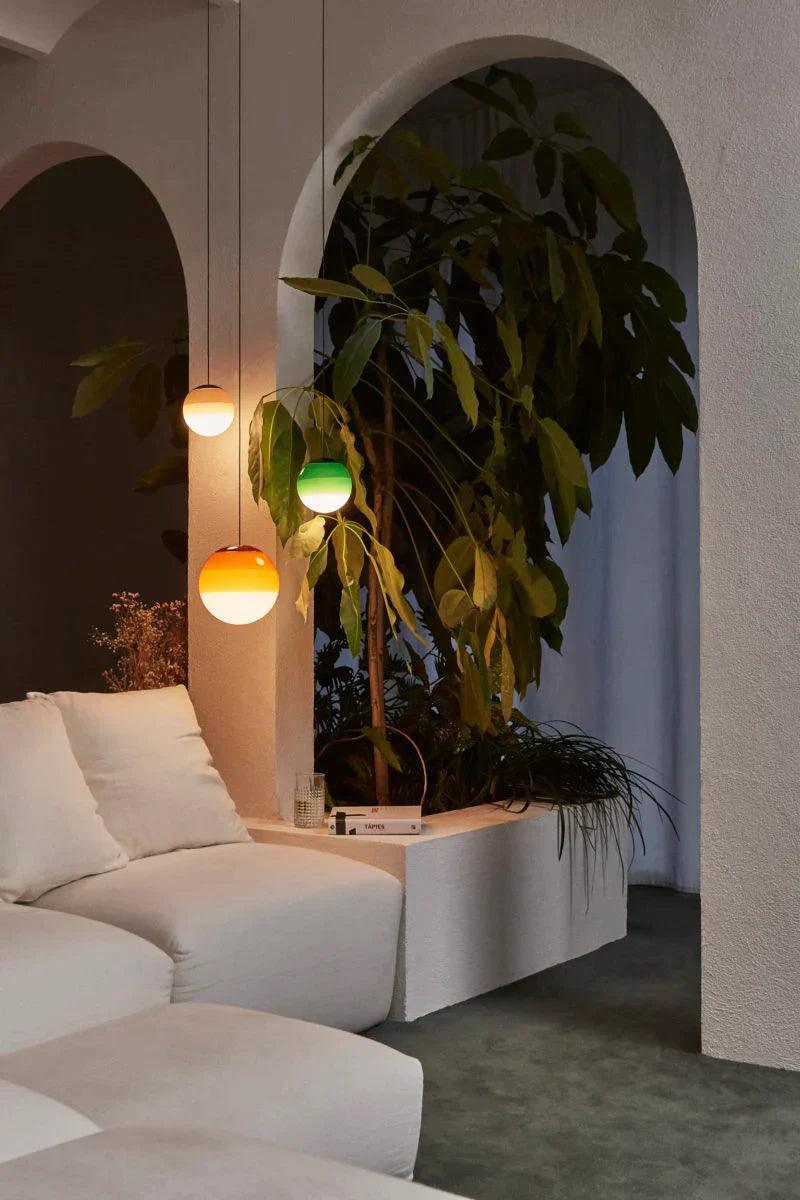 Lampa wisząca DIPPING niebieski Marset Eye on Design