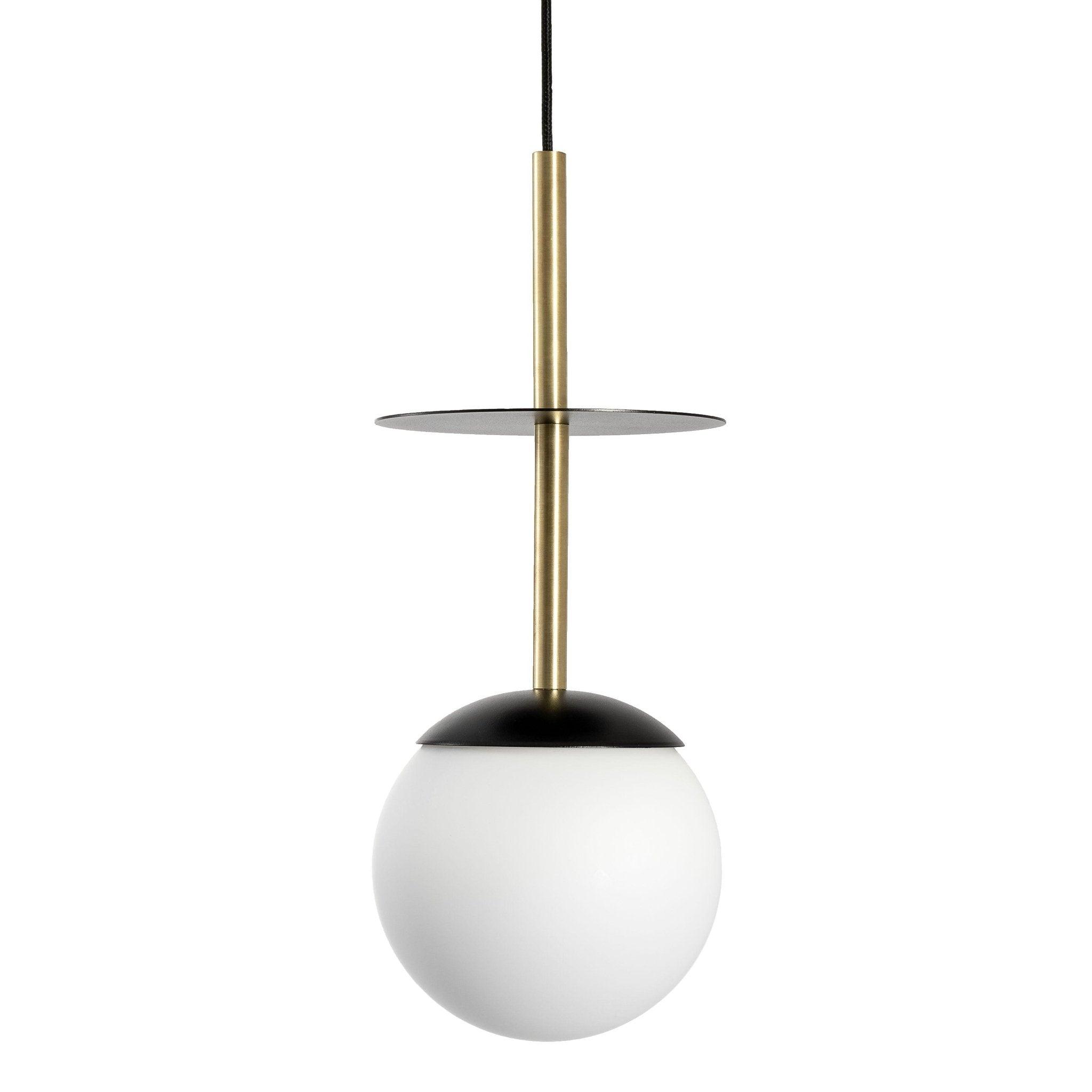 Lampa wisząca PLAAT czarno-złoty Ummo Eye on Design