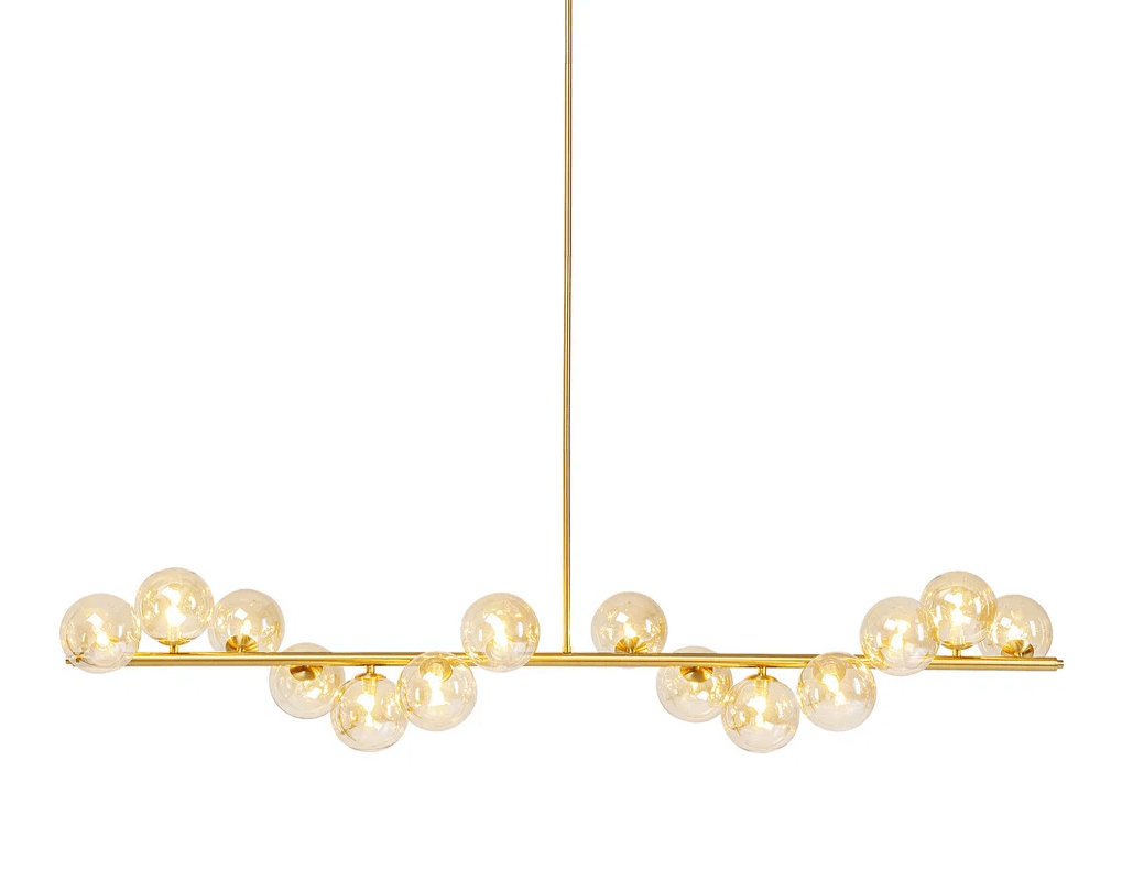 Lampa wisząca GOLDEN BUBBLES złoty Kare Design Eye on Design