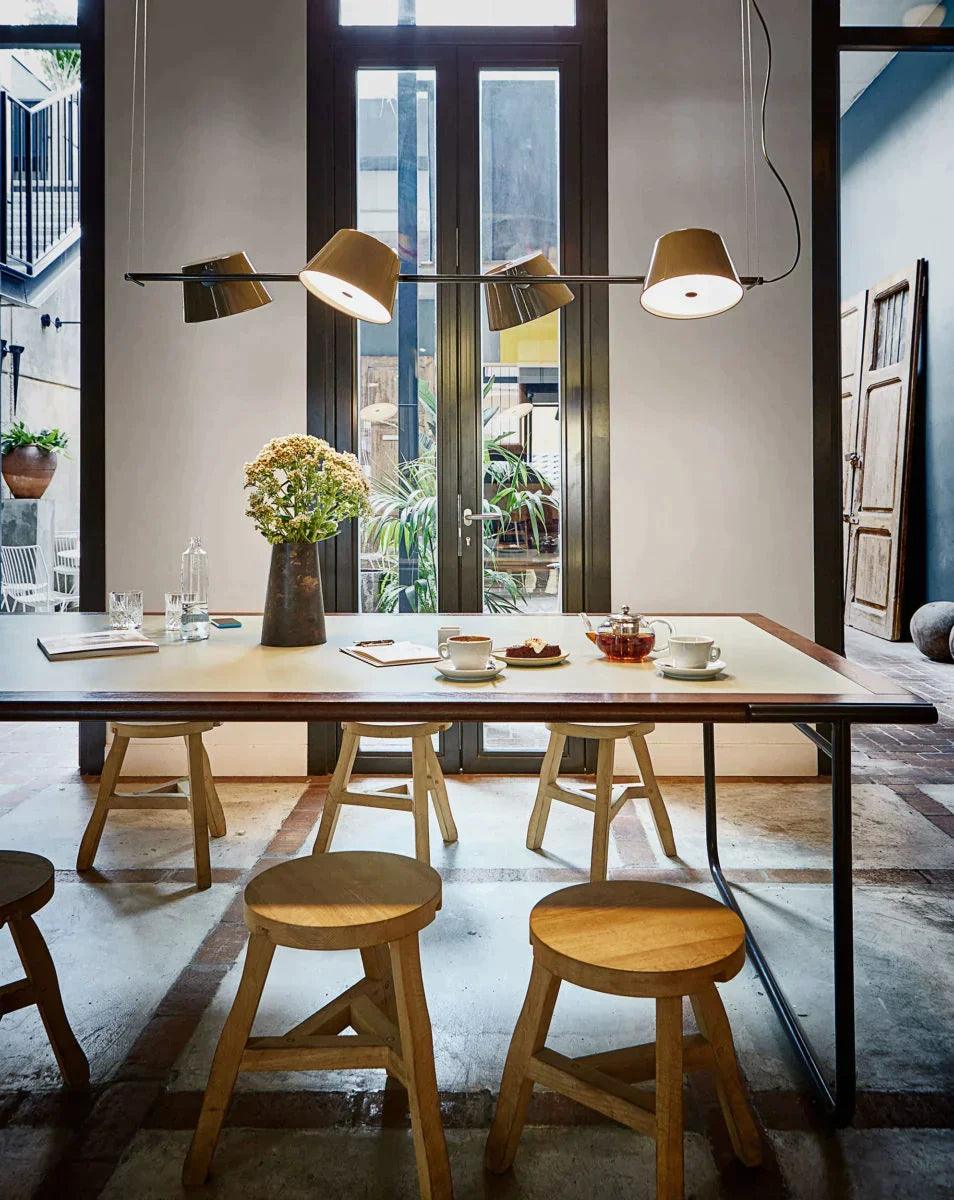 Lampa wisząca TAM TAM piaskowo-szara Marset Eye on Design