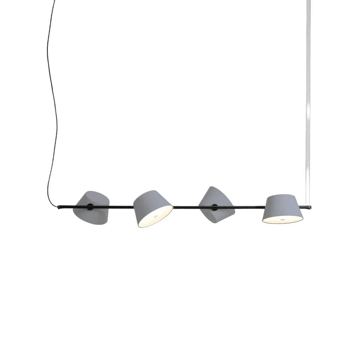 Lampa wisząca TAM TAM szary Marset 4 Eye on Design