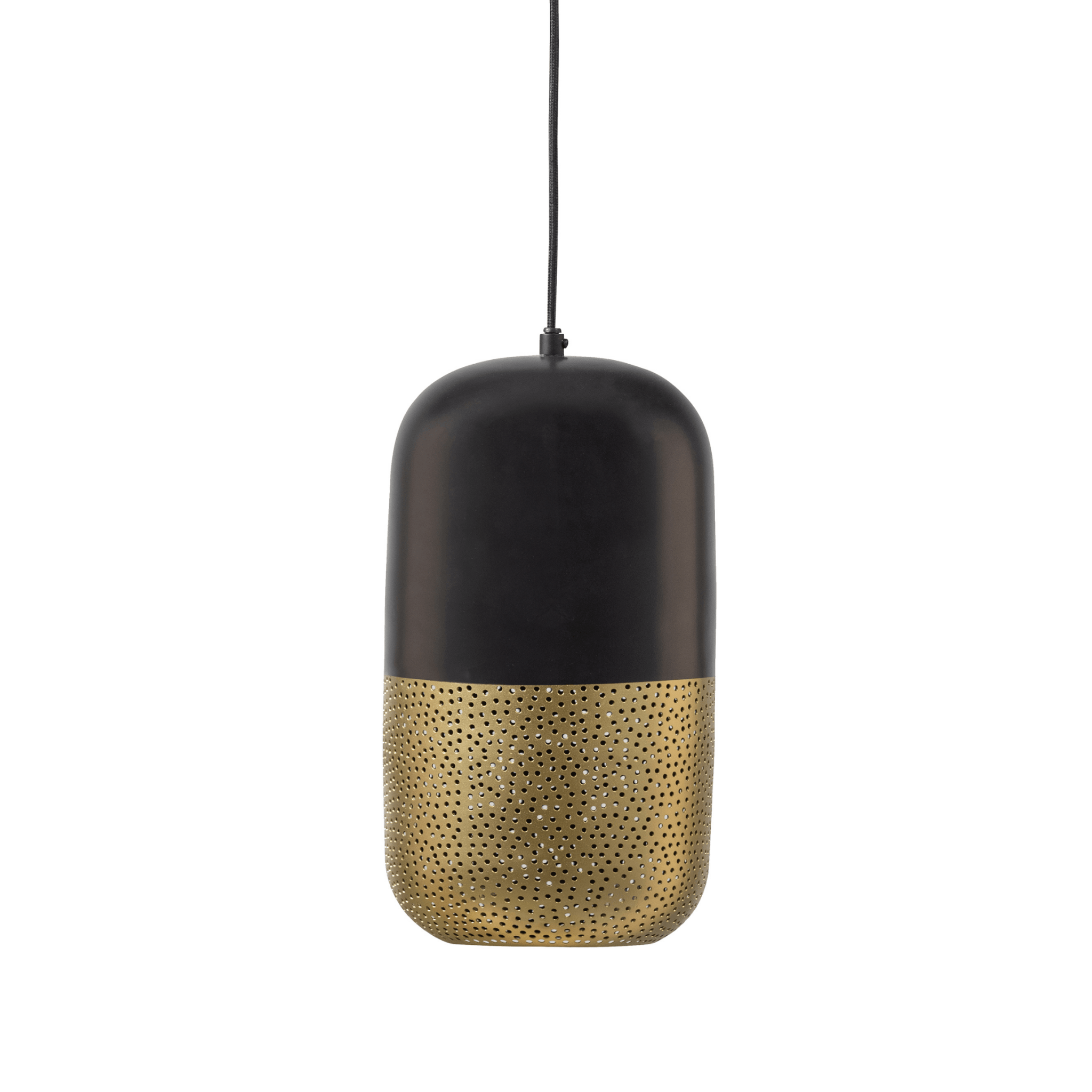 Lampa wisząca TIRSA czarny ze złotym Woood Exclusive 36 cm Eye on Design