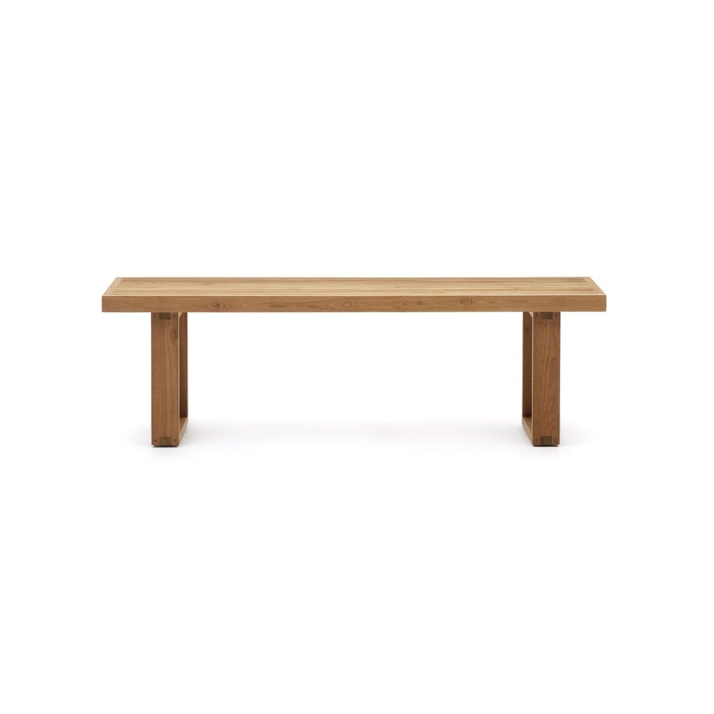 Ławka ogrodowa CANADELL lite drewno tekowe La Forma 170 cm Eye on Design