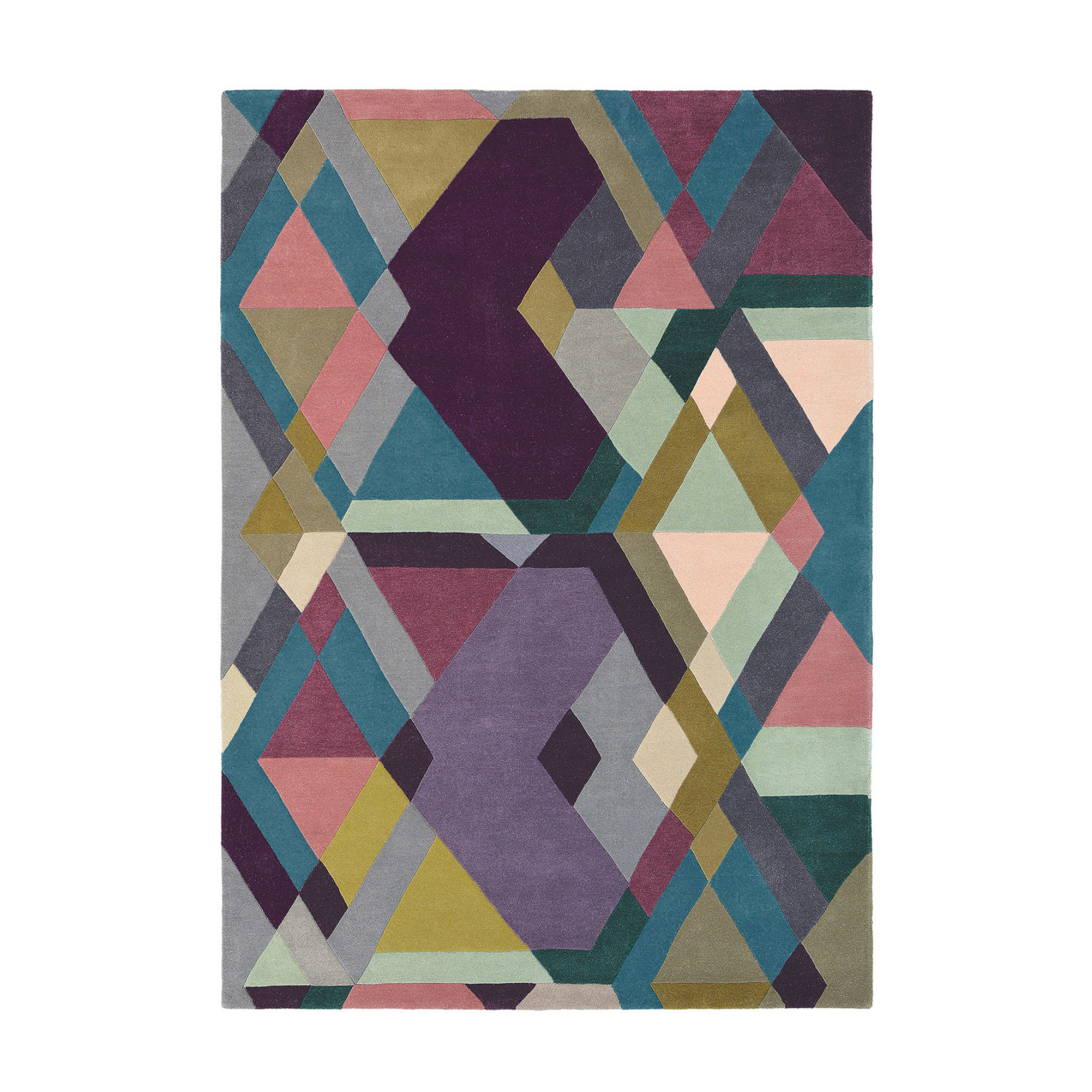 MOSAIC LIGHT PURPLE multicolored rug