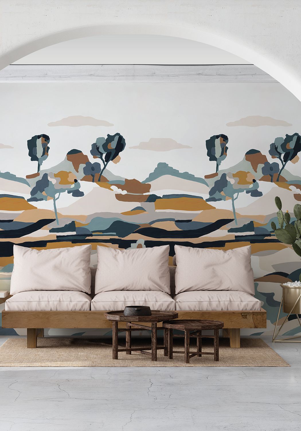 Mural LE BASSIN light beige