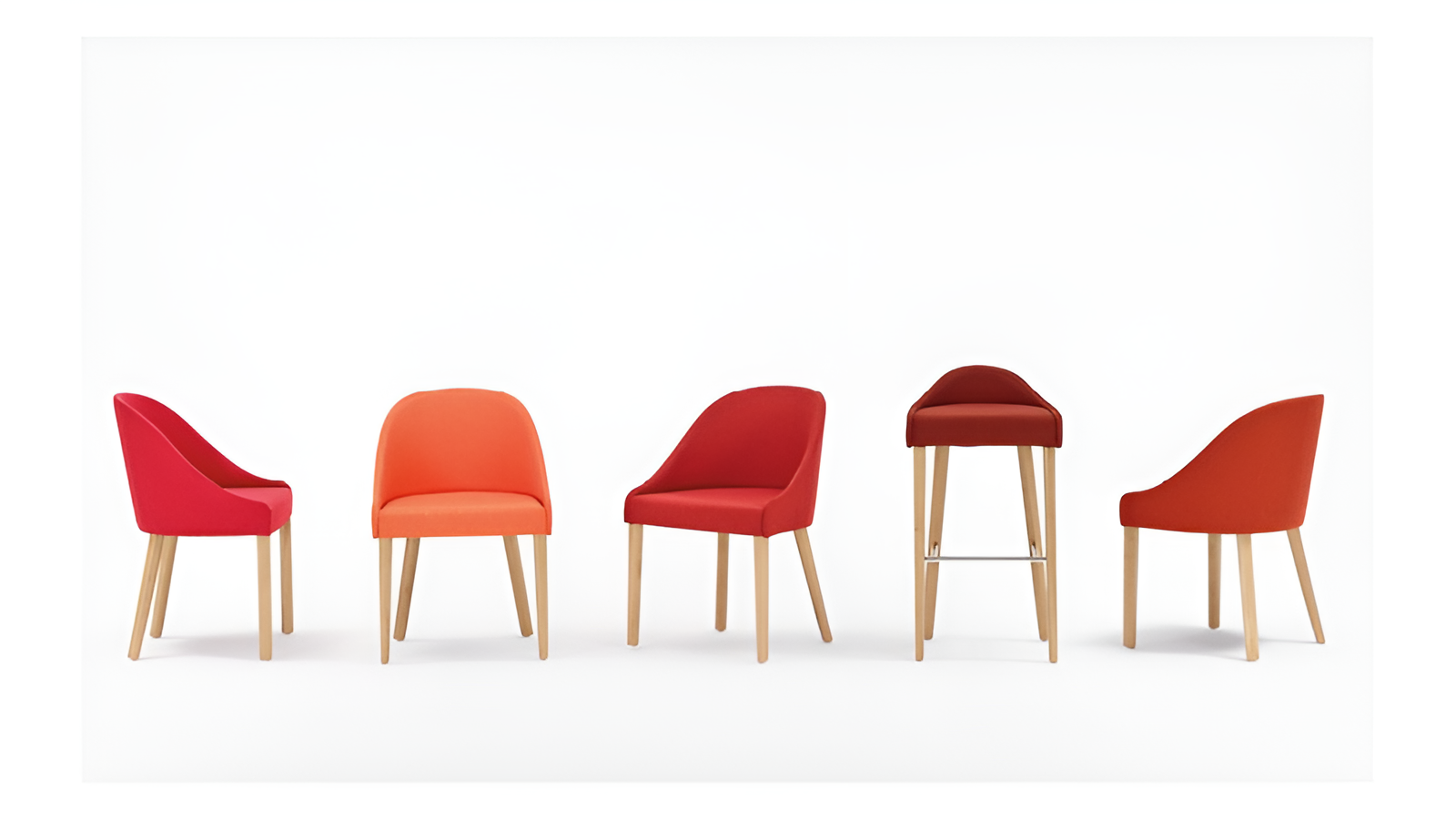 Upholstered LUBI H-5005 Stool