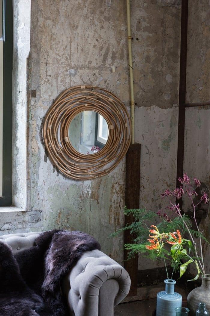 Lustro KUBU rattan Dutchbone Eye on Design
