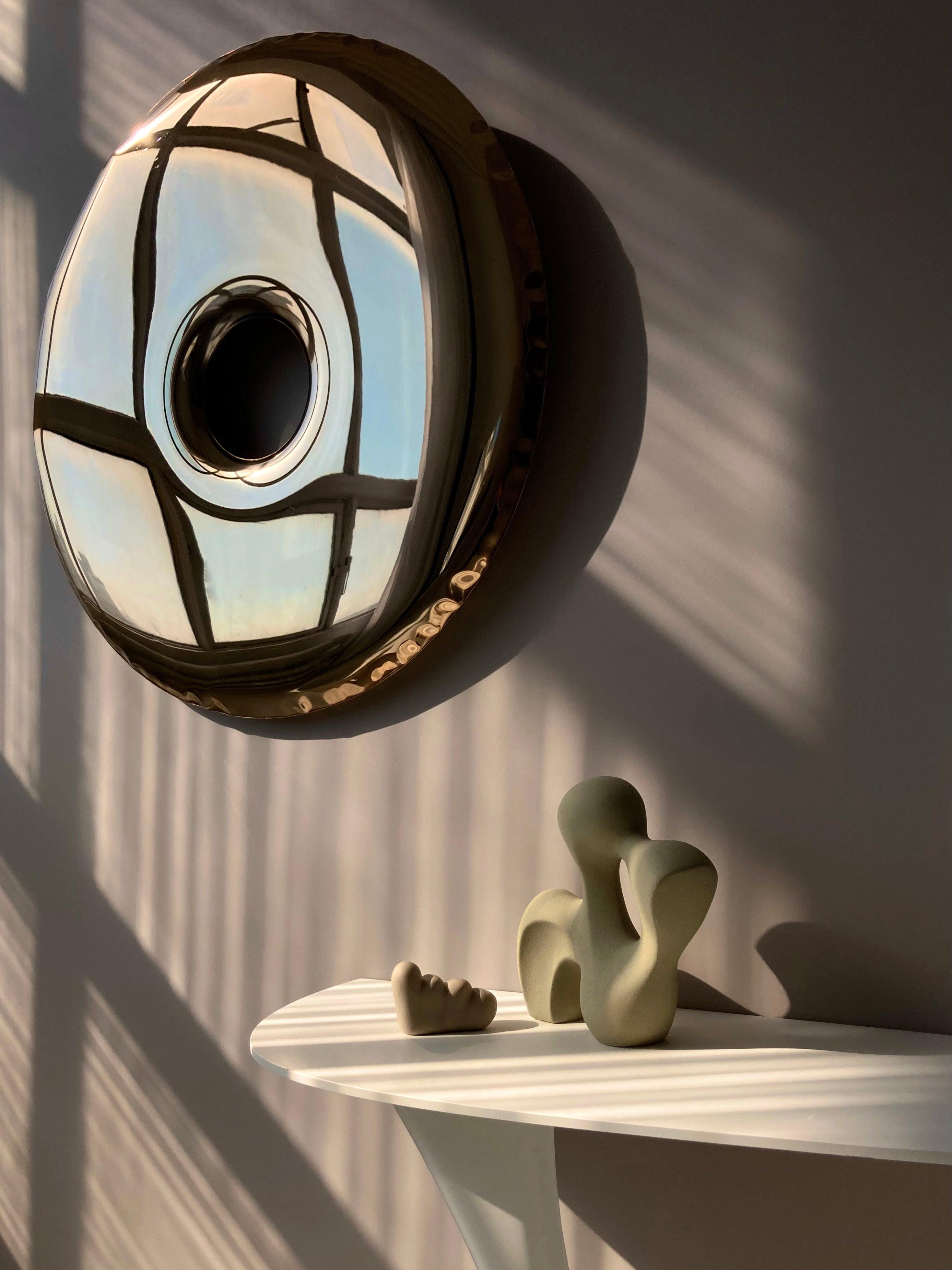 Lustro RONDO aurum klasyczne złoto Zieta Studio Eye on Design