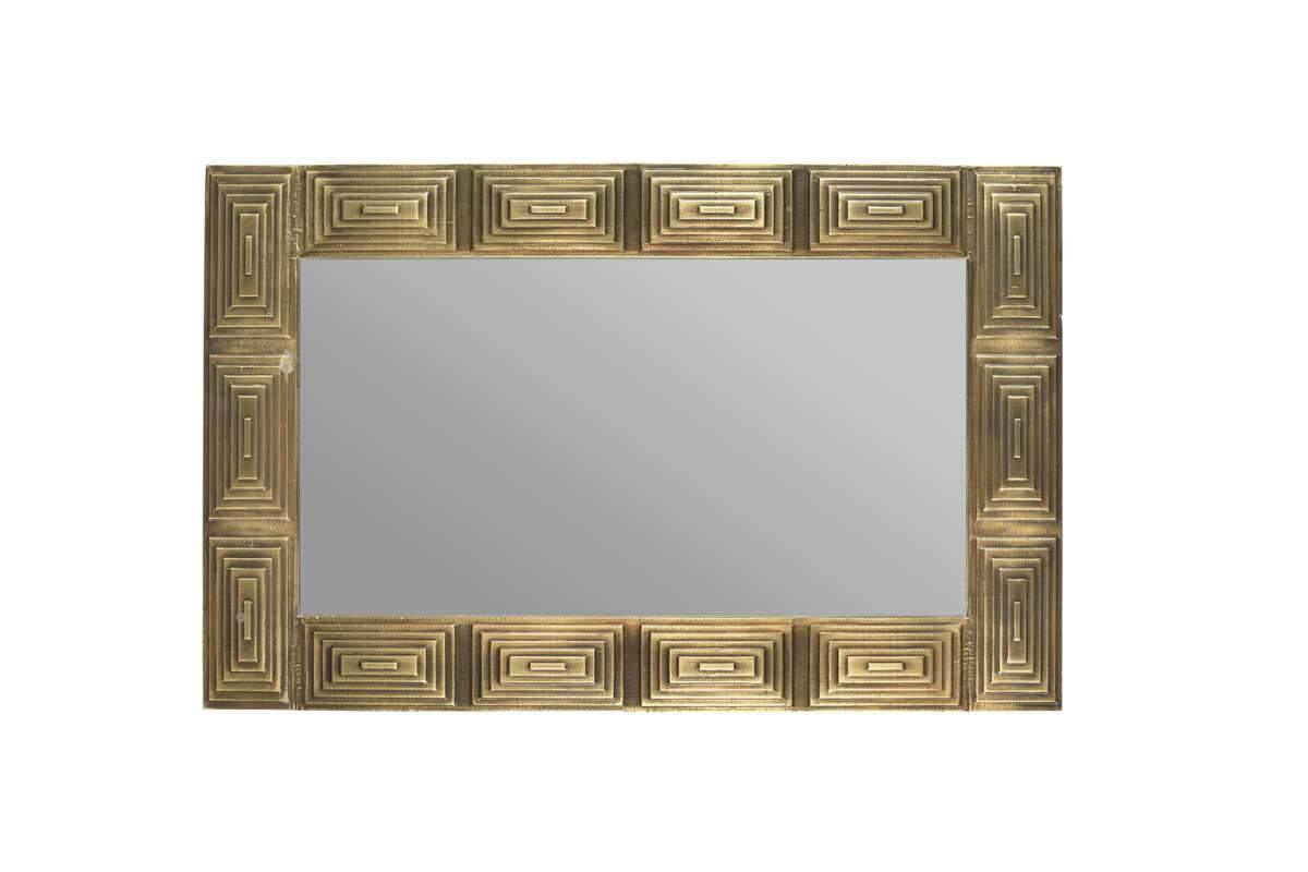 Lustro VOLAN antyczny mosiądz Dutchbone Eye on Design