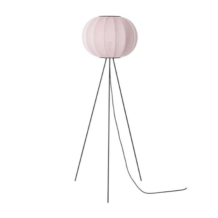 Lampa podłogowa trójnóg wysoka KNIT-WIT jasnoróżowy