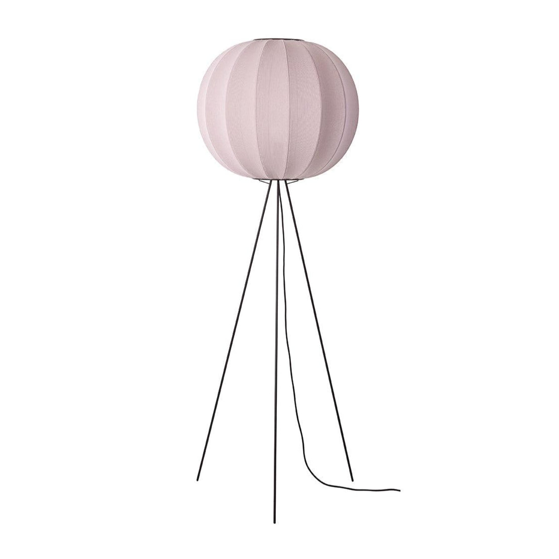 Lampa podłogowa trójnóg wysoka KNIT-WIT jasnoróżowy