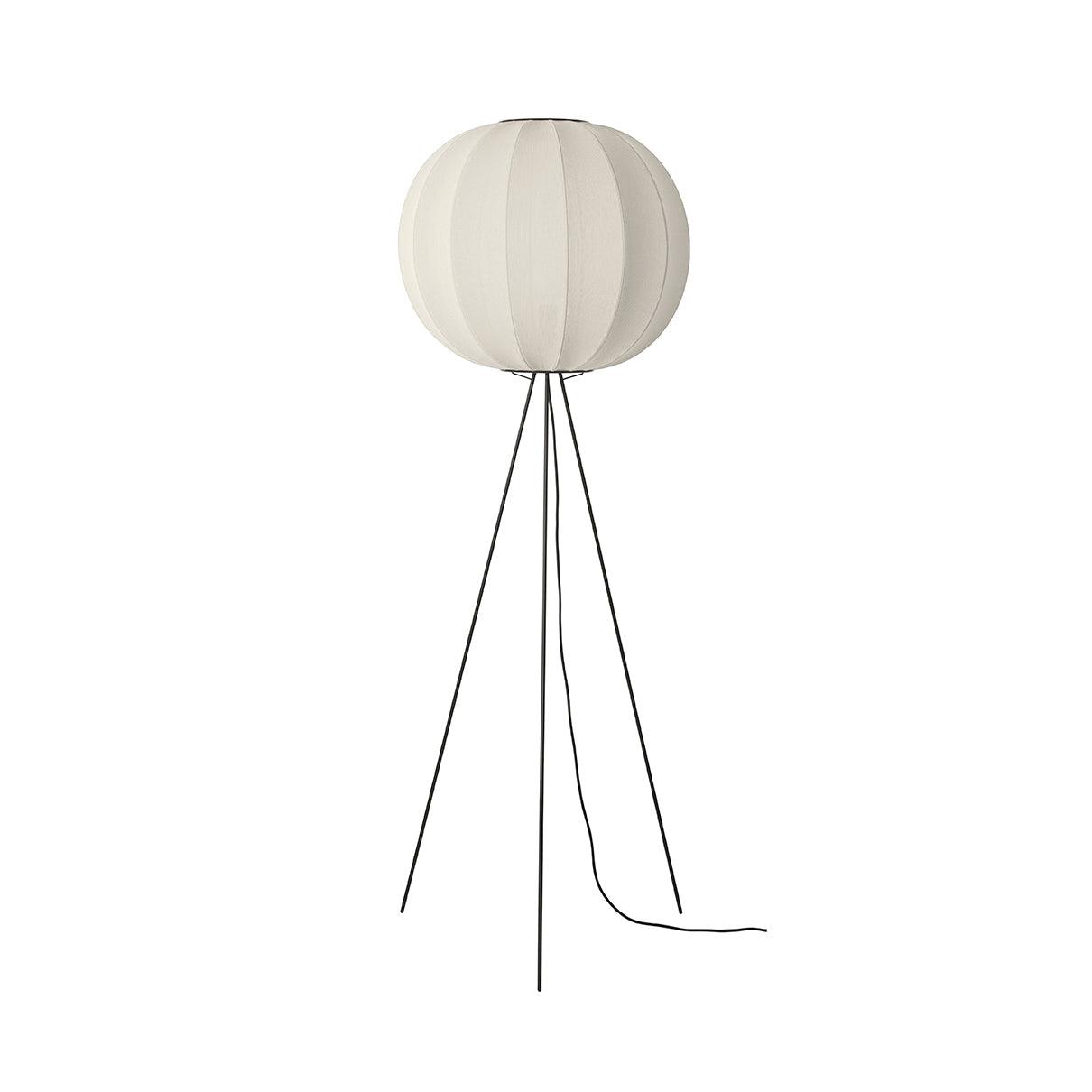 Stehlampe Dreibein hoch KNIT-WIT perlmuttfarben