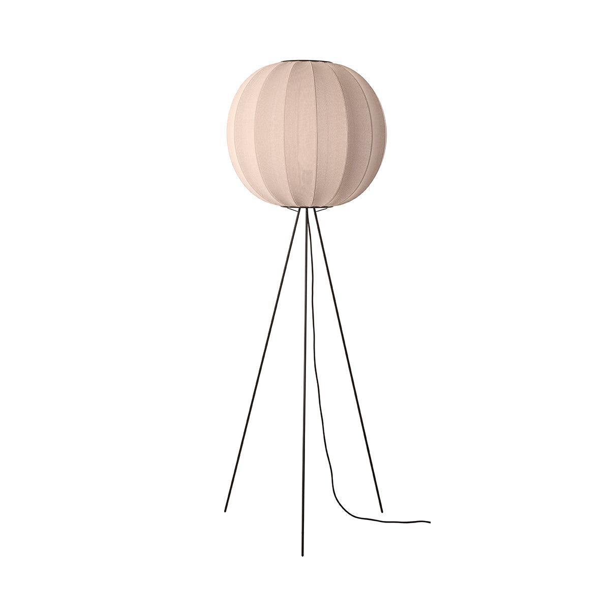 Lampa podłogowa trójnóg wysoka KNIT-WIT piaskowy