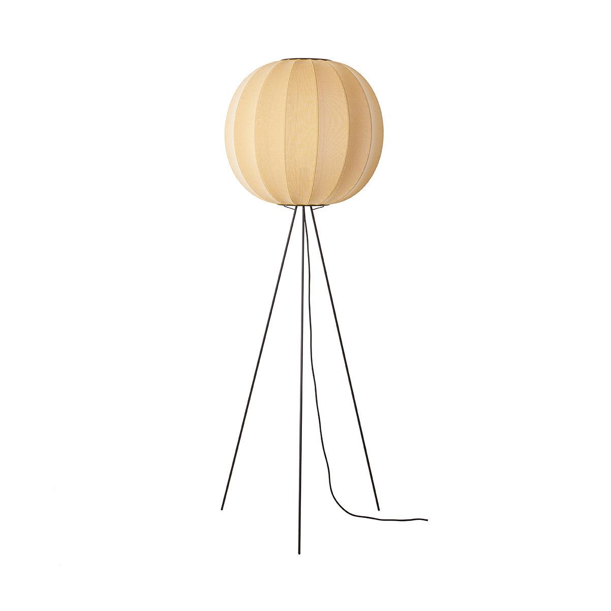 Stehlampe Dreibein hoch KNIT-WIT gelb