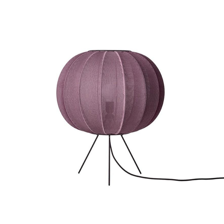 Lampa podłogowa trójnóg niska KNIT-WIT burgundowy