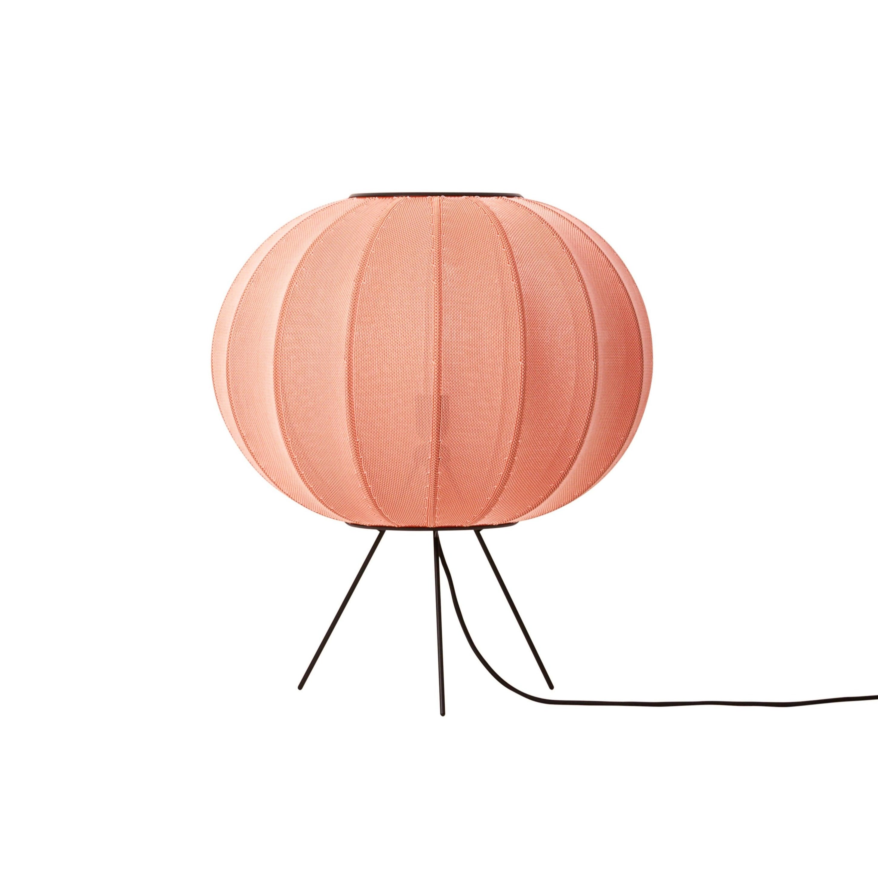 Lampa podłogowa trójnóg niska KNIT-WIT koralowy
